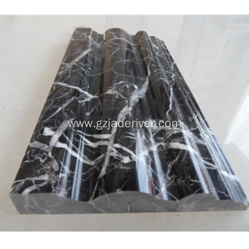Natural Black Stone Cheap Marble Moulding